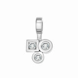 Pendant Marélie trilogy  medium diamonds in gold Tournaire