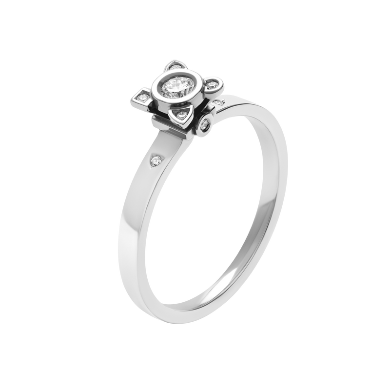 Bague My Little White Stone Diamant