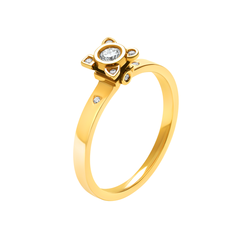 Bague My Little White Stone Diamant