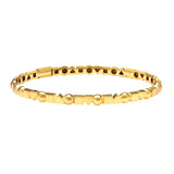 Bracelet jonc en or Trilogie