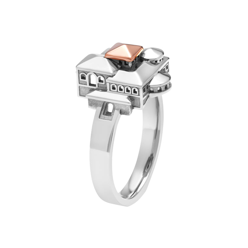 Bague Architecture Monastère Small en or