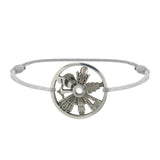Bracelet 7 Merveilles Du Monde en Argent