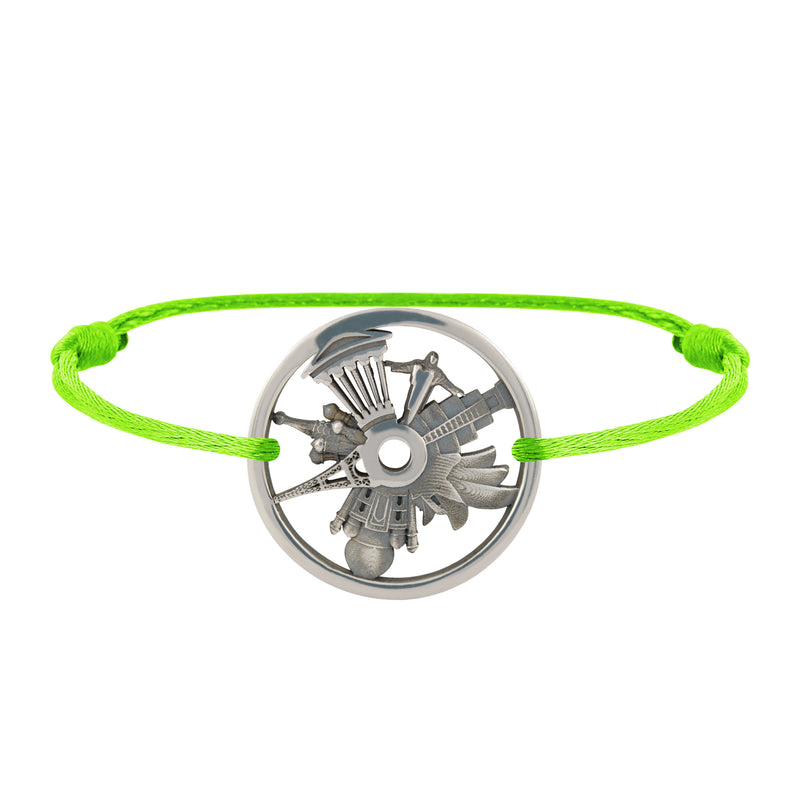 Round the World Silver Bracelet