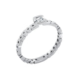 Bague Solitaire Diamant Alchimie Coussin