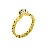 Bague Solitaire Diamant Alchimie Coussin