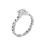 Bague Solitaire Diamant Alchimie Coussin