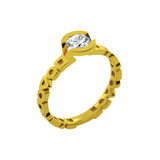 Bague Solitaire Diamant Alchimie Rond