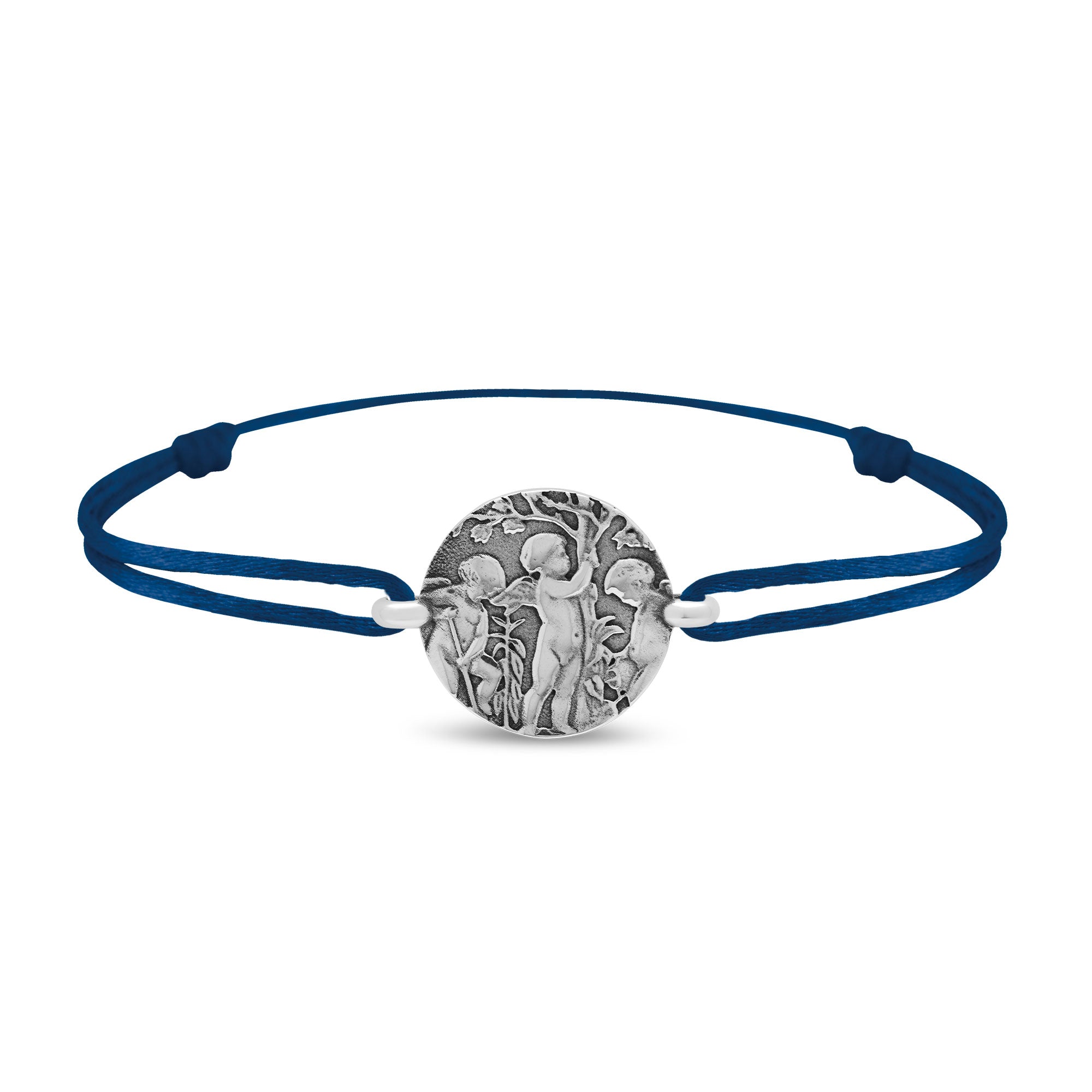 Bracelet lien anges jardiniers en argent