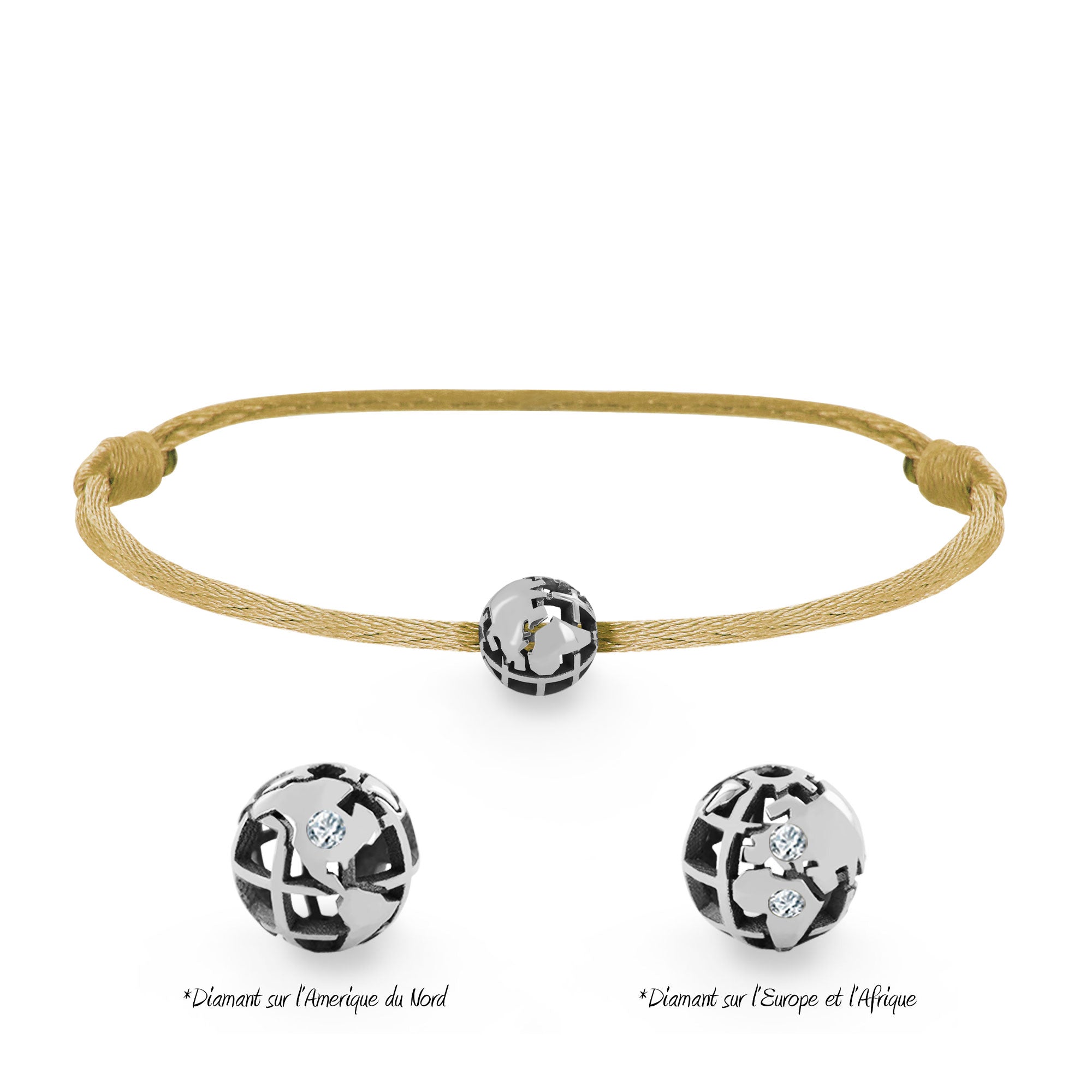 Bracelet Perle de voyage Baby personnalisable