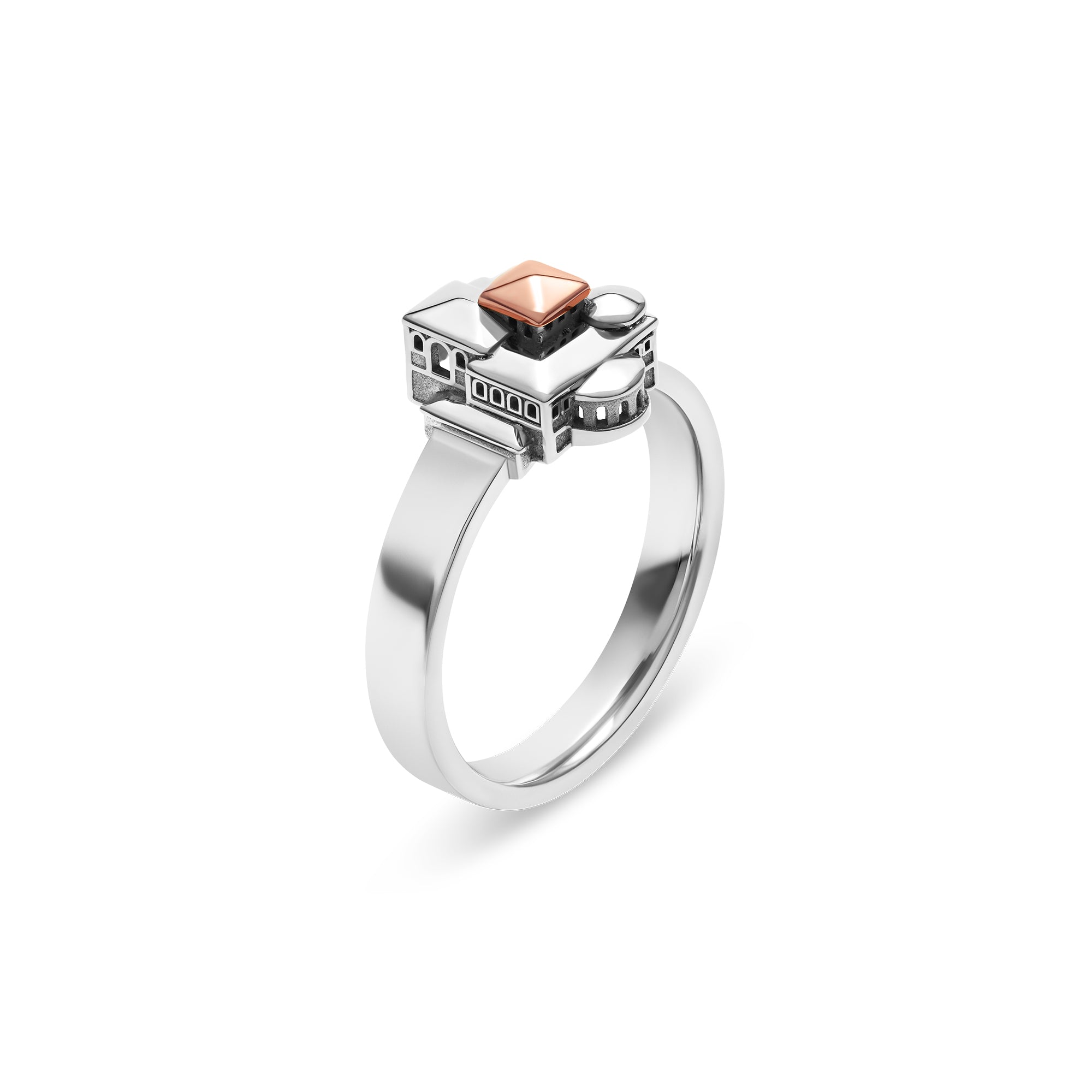 Bague architecture Monastère Baby en or