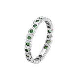 Haute Jewellery ring in 18-carat gold and emeralds