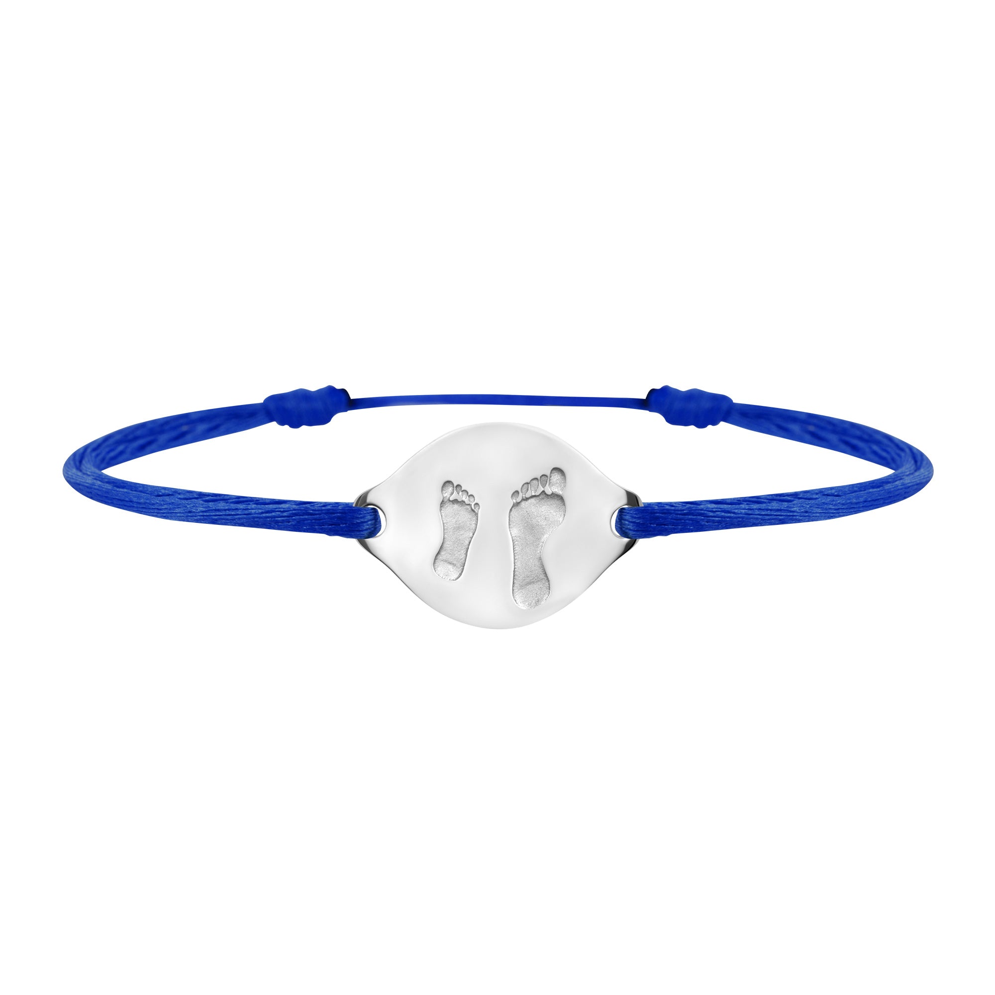 Bracelet lien accompagnement pieds en or grand modèle