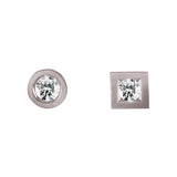 Boucles d'oreilles Alchimie Rond Carré N°1