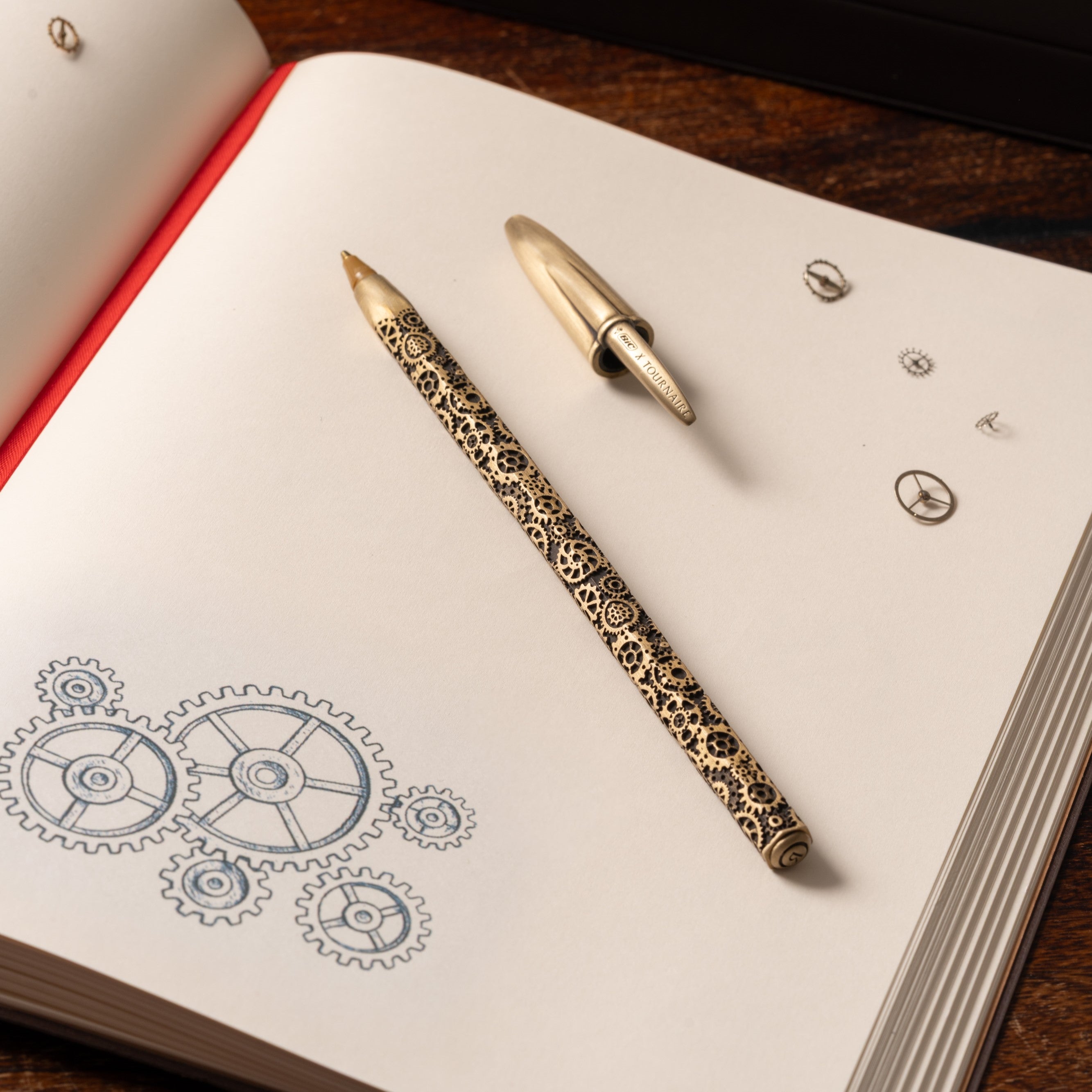 Bic cristal engrenages jaune