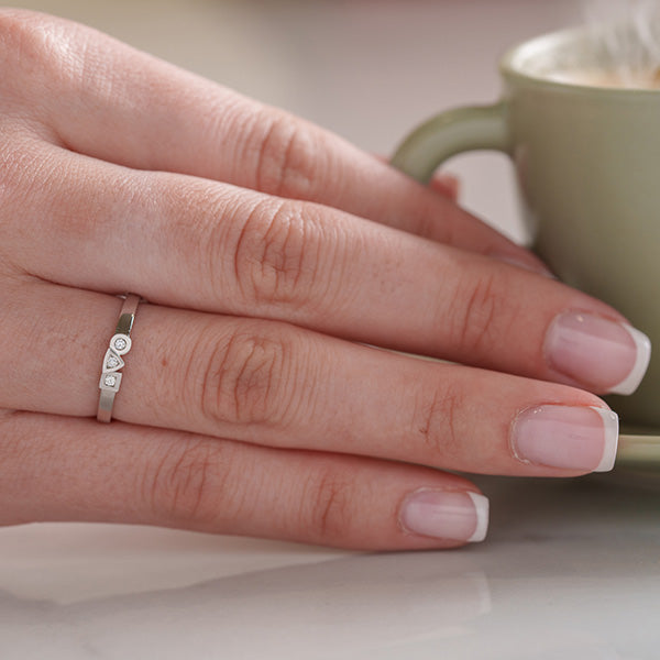 Ring Alchimie trilogy  0.045 carat