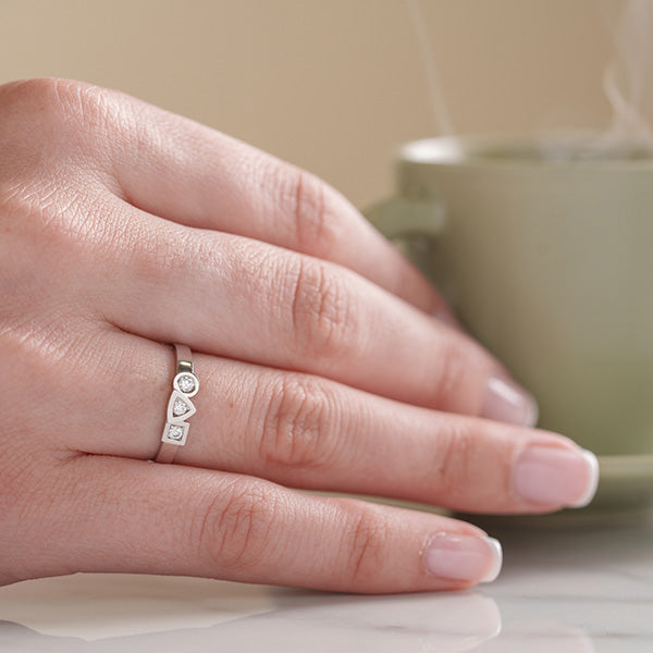 Bague Alchimie Trilogie 0,15 carat