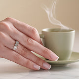 Ring Alchimie trilogy  0.50 carat Tournaire gold and diamonds