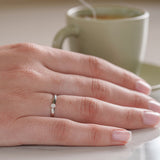 Solitaire Alchimie round  diamond and gold ring