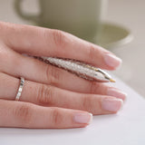 Bague anneau Cubes en or