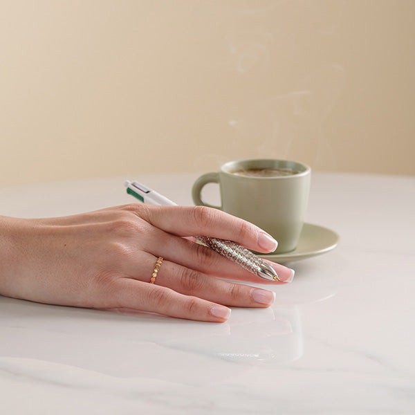 Gold Round Domes Ring