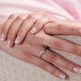 Bague Esther diamant 0,20 ct et diamants