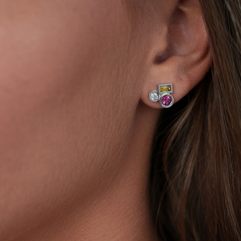 Earrings Marélie Pink