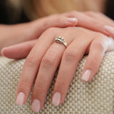 RING ARCHITECTURE CITÉ SQUARE BABY IN GOLD