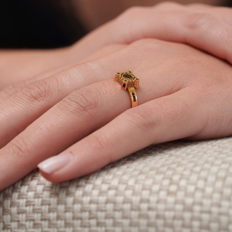 Bague architecture Dubaï Baby en or