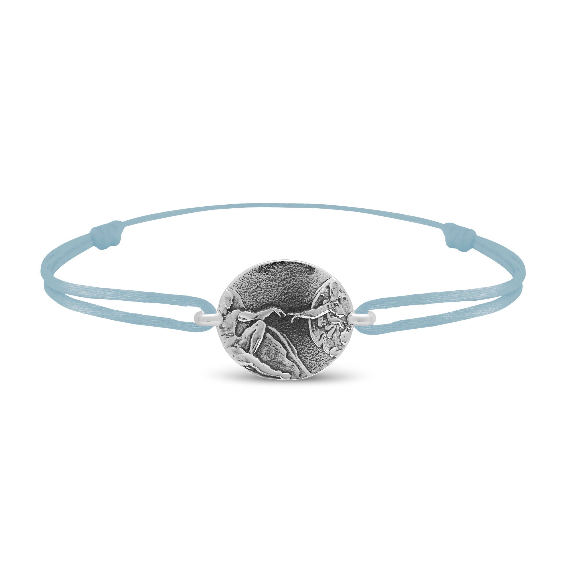 Bracelet lien création du monde en argent