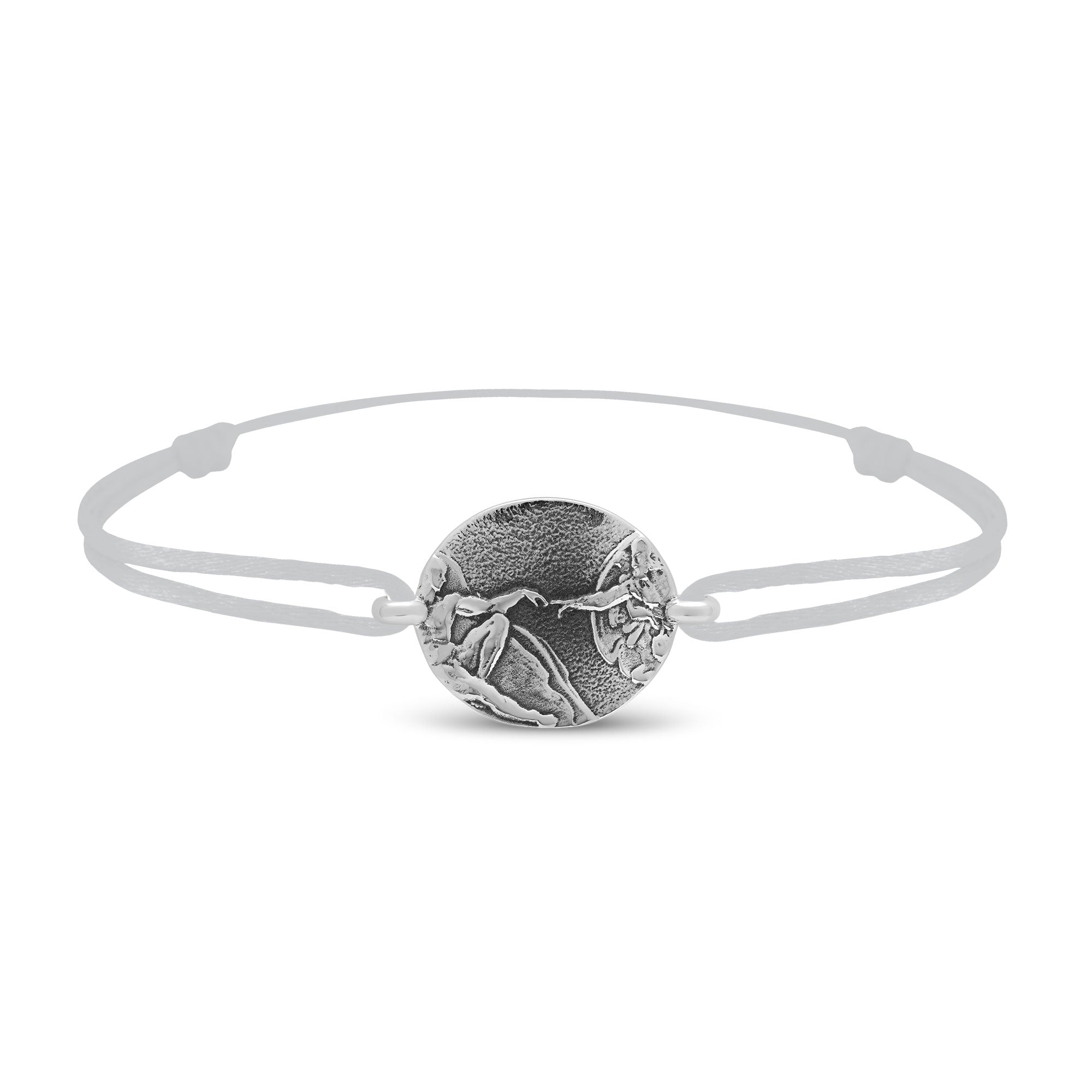 Bracelet lien création du monde en argent