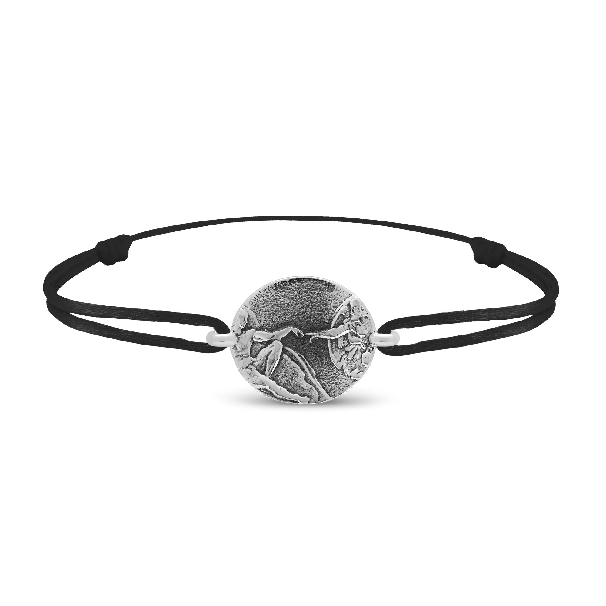 Bracelet lien création du monde en argent