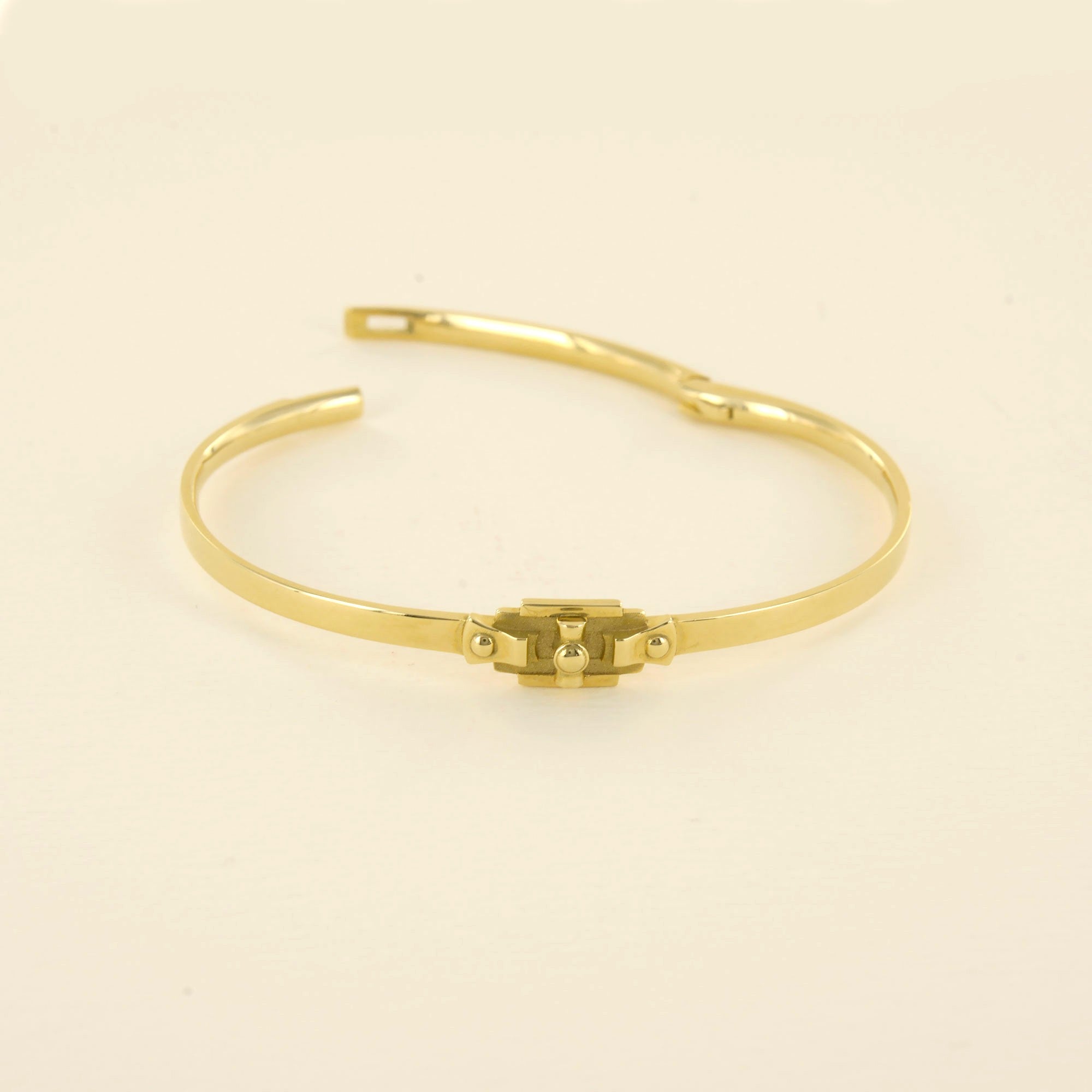 Bracelet jonc free en or jaune