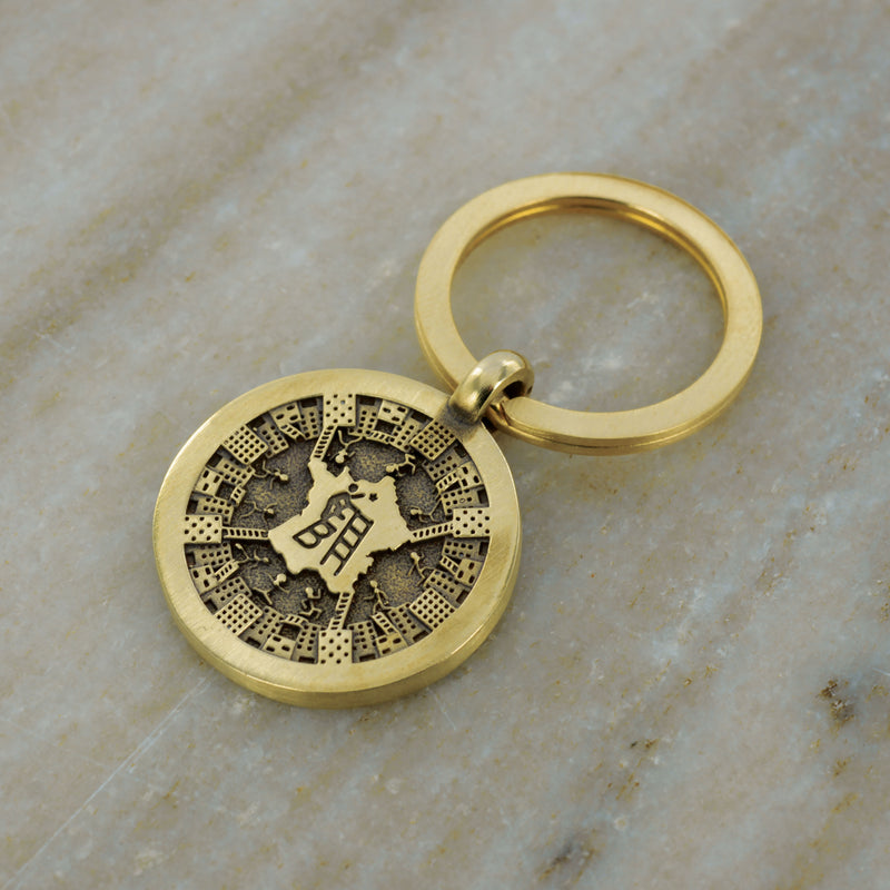 Cours la Fontaine key ring x Tournaire