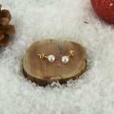 Pièce unique boucles d'oreilles perle