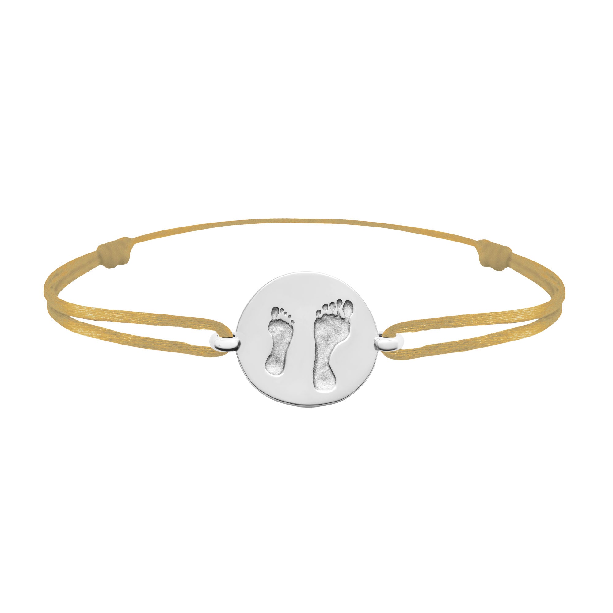 Accompanying link bracelet in gold, small model