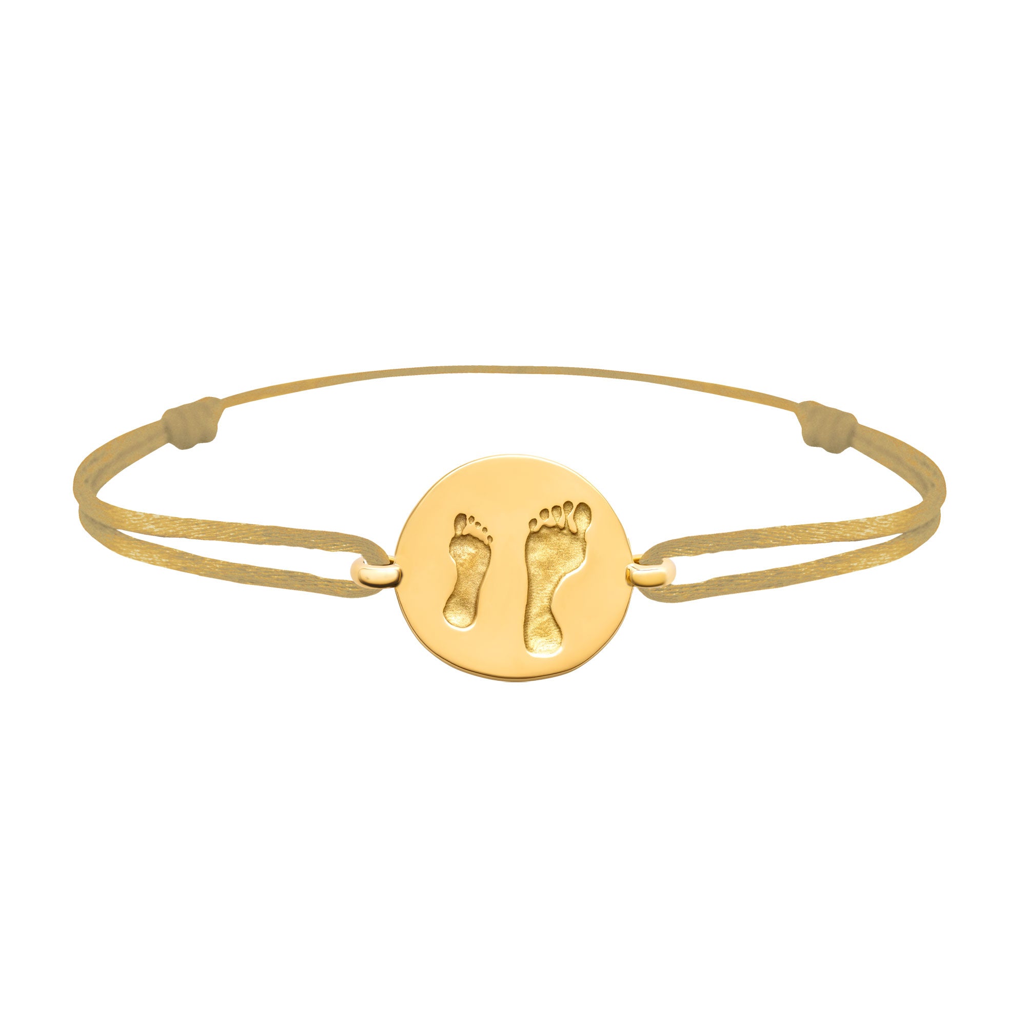 Accompanying link bracelet in gold, small model