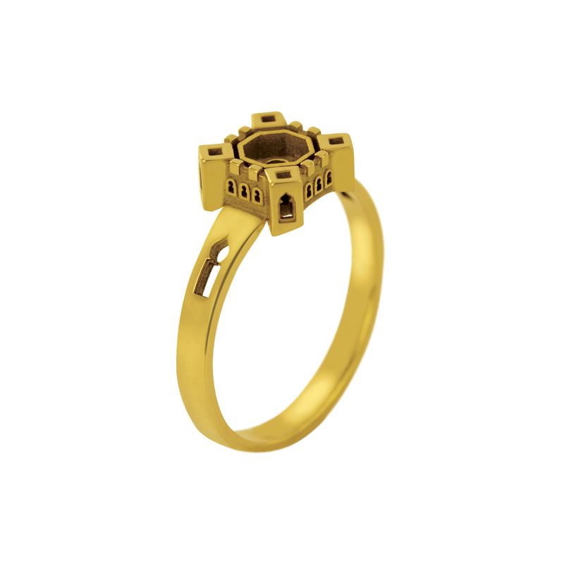 Bague architecture Dubaï Baby en or