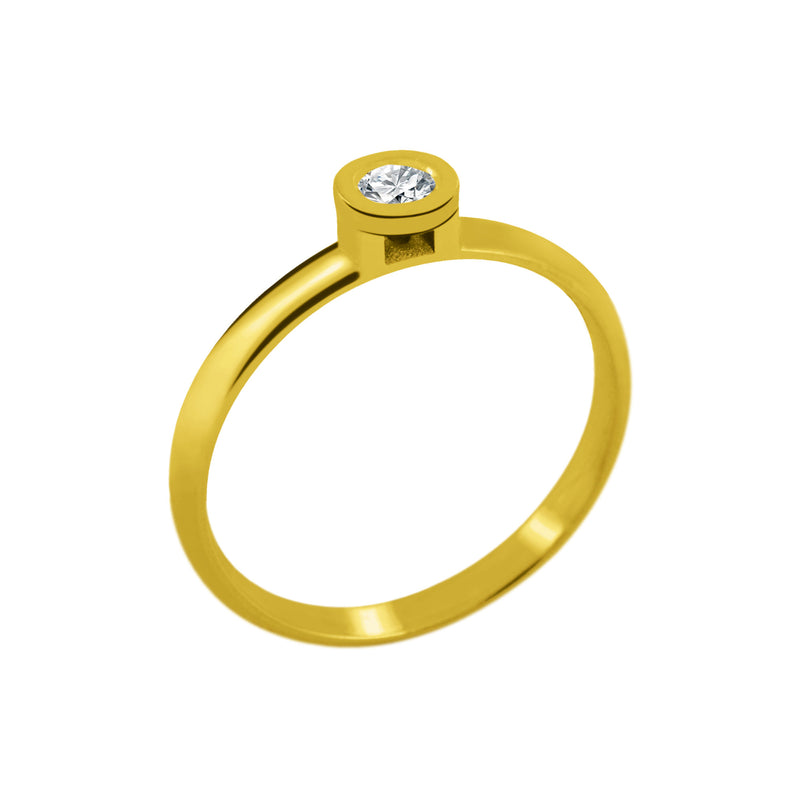 Bague Solitaire Easy diamant en or