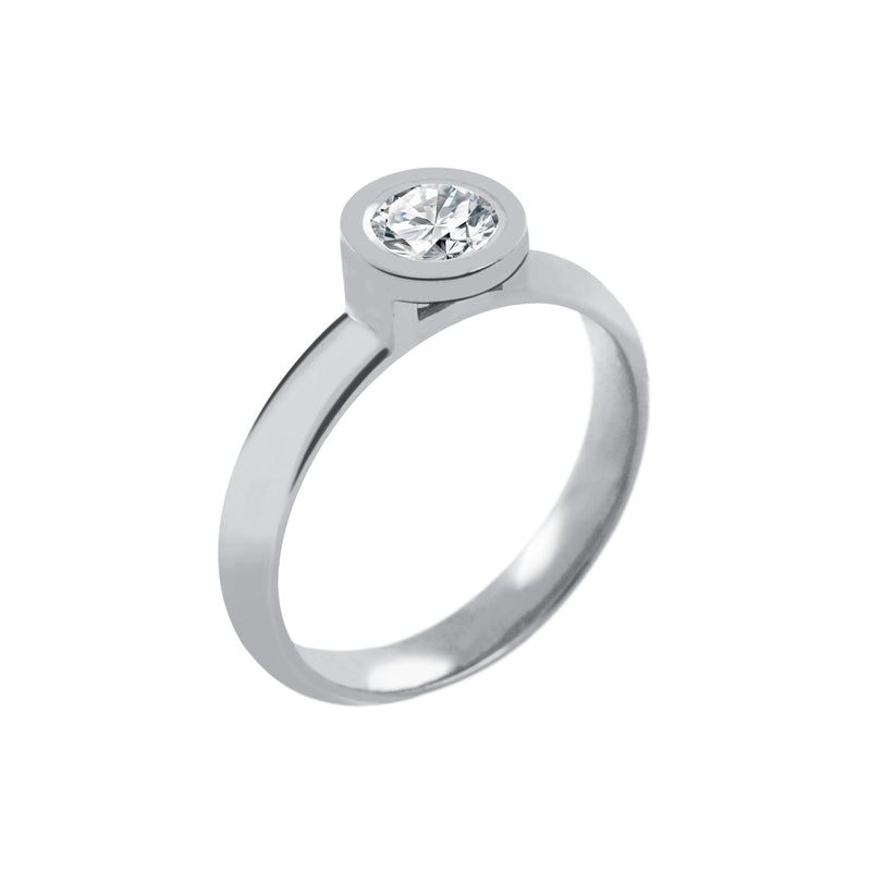 Bague Solitaire Easy diamant en or