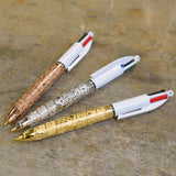 BIC 4 Colours "50 years Tournaire" white bronze