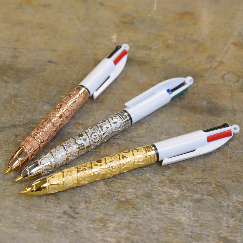 BIC 4 Colours "50 years Tournaire" white bronze