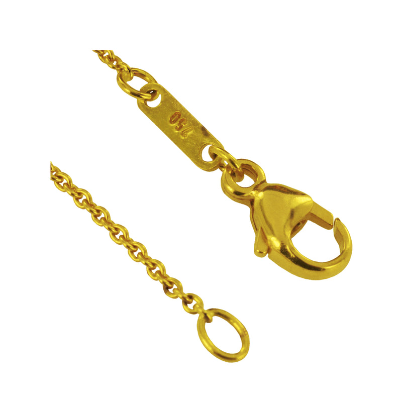 Forçat 30 round chain Tournaire in yellow gold