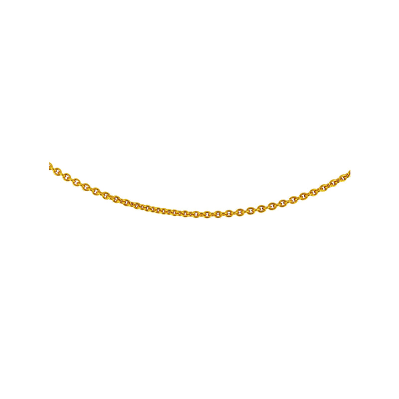 Forçat 30 round chain Tournaire in yellow gold