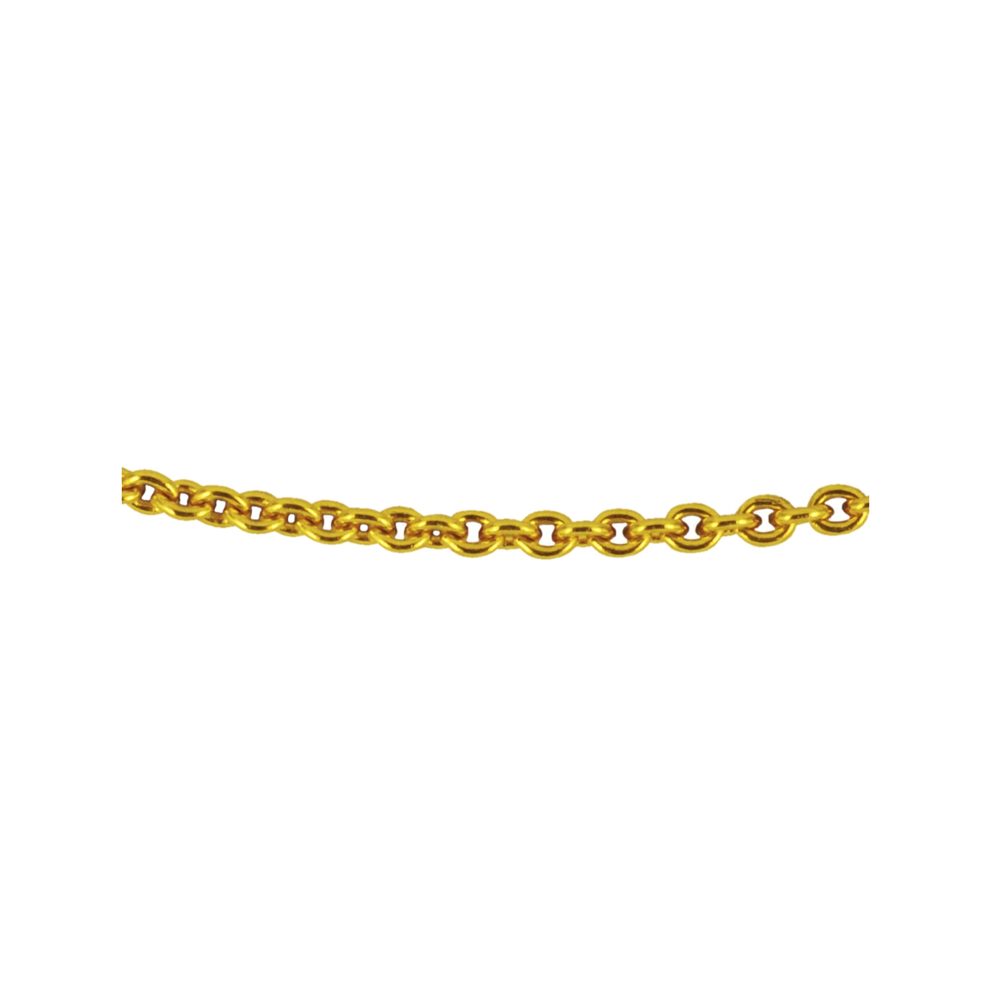Longue chaine or jaune maille forçat limée - Bijou moderne Longue chaine or jaune maille forçat limée - Bijou moderne