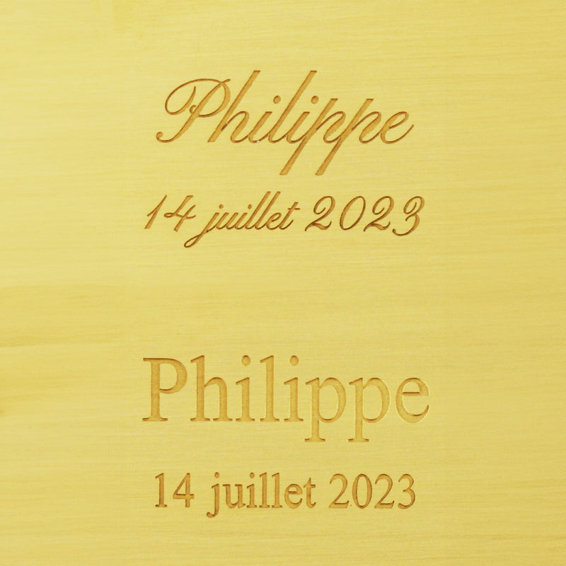 Gourmette enfant 13 cm ange au pipeau en or Tournaire