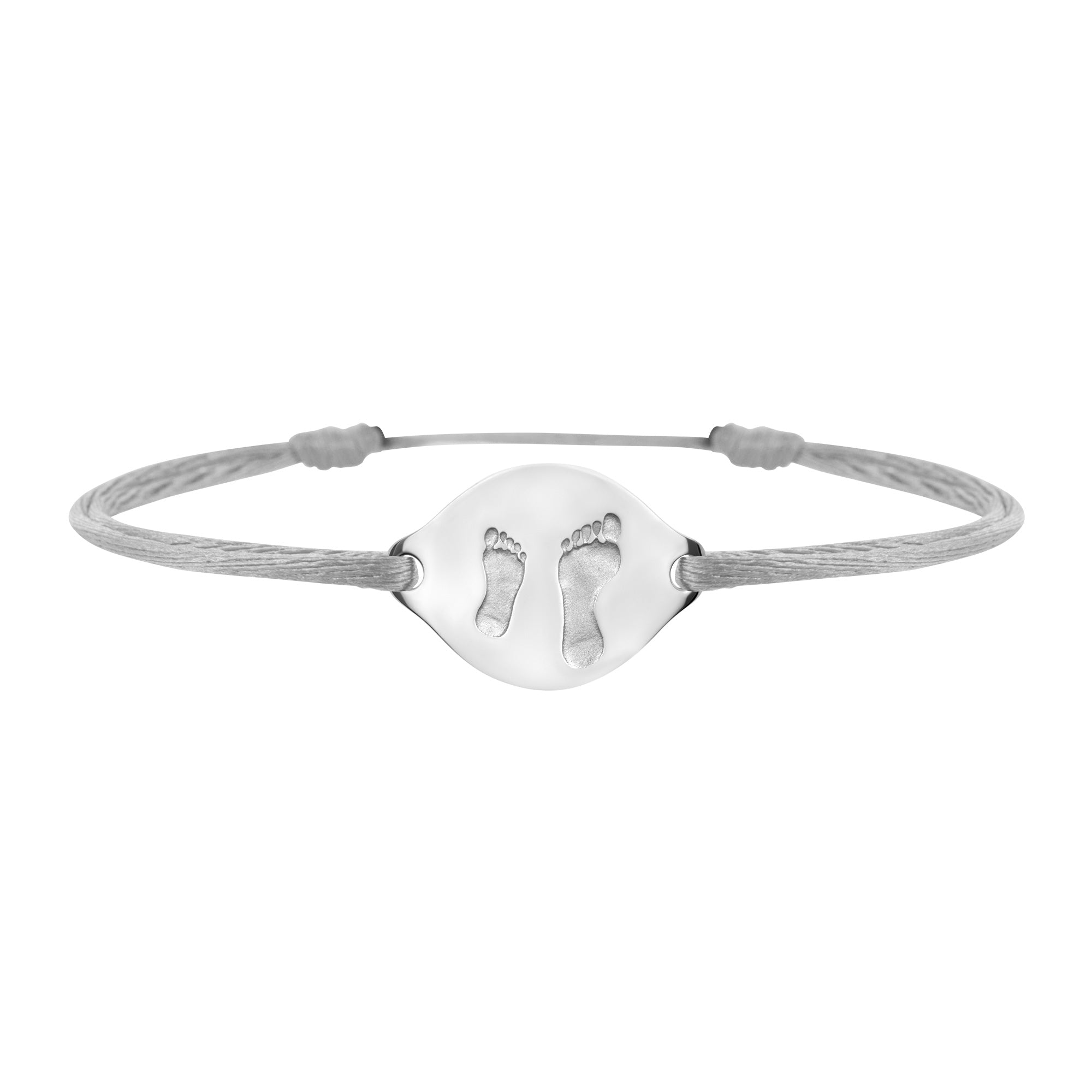 Accompanying foot link bracelet in gold, large model