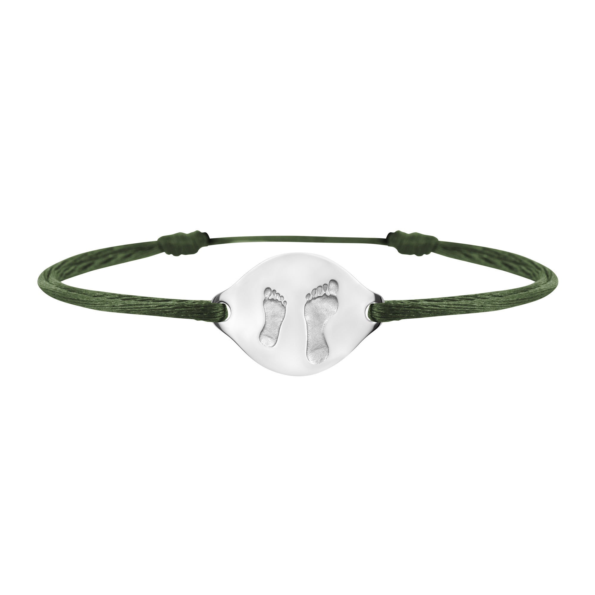Accompanying foot link bracelet in gold, large model
