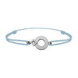 Bracelet lien Tournaire or et diamant signe éclipse rond
