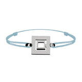 Bracelet Lien Signe Labyrinthe Carré Tout Or