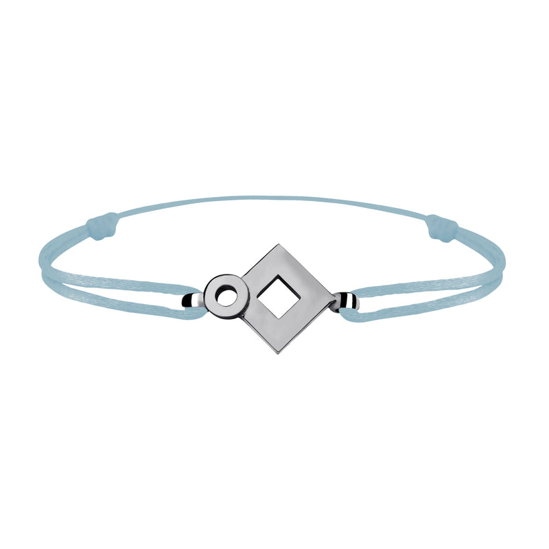 Bracelet lien Tournaire signe éclipse losange or